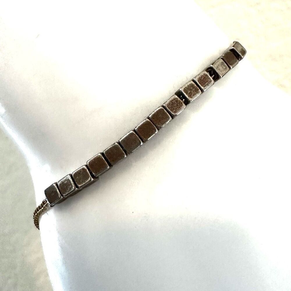 J. Crew silver and gold tone bracelet